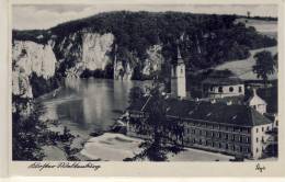 KLOSTER WELTENBURG 1953 MIT NOTOPFER STEUERMARKE STOJA PHOTO AK - Kelheim