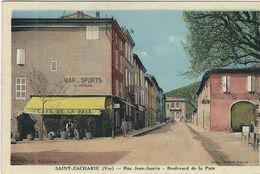 Var : St Zacharie, Rue Jean Jaurès, Bd De La Paix - Saint-Zacharie