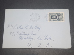 MONACO - Enveloppe Pour Les Etats Unis En 1952 , Affranchissement Plaisant -  L 11605 - Storia Postale