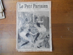 LE PETIT PARISIEN DU 22 NOVEMBRE 1891 L'ACCIDENT DE LYON UNE DANSEUSE BRULEE,UNE BATTUE AU LOUP,M. UDDGREN,LE GENERAL DE - 1850 - 1899