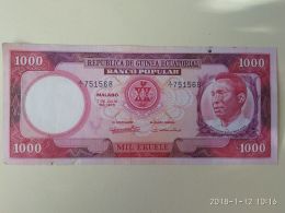 1000 Ekuele 1975 - Guinea Equatoriale