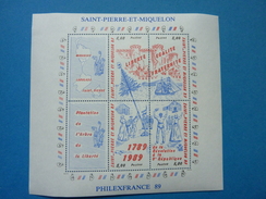 1989 Bloc PhilexFrance 89 **  MNH - Blocks & Sheetlets
