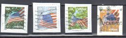 United States 2014 Flag For All Seasons - Mi 4969 II BD,BE - Perf. 11¼ :10¾  - Used - Usados