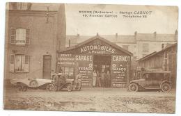 TOP BELLE RARE CPA ANIMEE MOHON, ANIMATION, GARAGE CARNOT, VENTE REPARATIONS AUTOMOBILES, TEXACO, TACOTS, ARDENNES 08 - Charleville