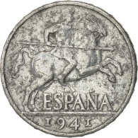 Monnaie, Espagne, 10 Centimos, 1941, TB+, Aluminium, KM:766 - 10 Centiemen