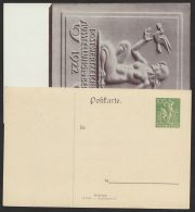 Mi-Nr. PP 63 C 1/01 +/01, "Ausstellung Berlin" 1922, Beide Varianten, * - Tarjetas