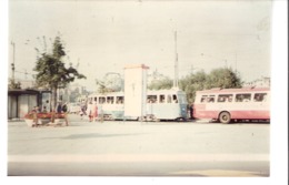 Photo Originale- à Situer Et Identifier ???-Strassenbahn-Tramway-Tram-Autobus-Bus)-dim. 13x8,8cm - Trains