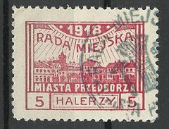 Poland Polen 1918 Przedborz Michel 11 A O - Used Stamps