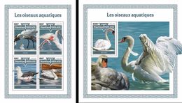 Togo 2017, Animals, Water Birds, 4val In BF +BF - Albatros
