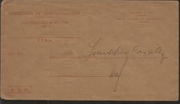J) 1960 CUBA-CARIBE, MINISTRY OF COMMUNICATIONS, PENALTY COVER, AIRMAIL, CIRCULATED COVER, FROM CARIBE - Cartas & Documentos