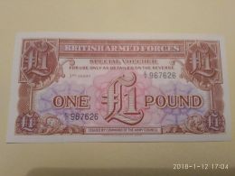 1 Pound - British Military Authority