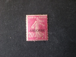 ANDORRA FRANCESE ANDORRE FRANCAISE 1931 French Postage Stamps Overprinted "ANDORRE" MNH - Nuevos