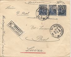 Argentina, 1915, Registered Cover To Switzerland, Certificado Con El Vapor "Holandia", See Scans - Briefe U. Dokumente