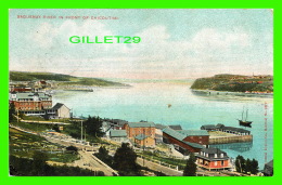 CHICOUTIMI, QUÉBEC - SAGUENAY RIVER IN FRONT OF CHICOUTIMI CITY - TRAVEL IN 1906 - MONTREAL IMPORT CO - - Chicoutimi