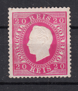 Portugal 1884, 20 R Carmine,  Michel Nr. 60  Unused MH, Cat Value 460 EUR - Used Stamps