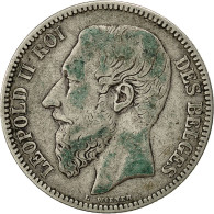 Monnaie, Belgique, Leopold II, 2 Francs, 2 Frank, 1867, TB, Argent, KM:30.1 - 2 Francs