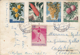 REPUBBLICA DI SAN MARINO  / ITALIA - Card _ Cartolina Postale Affrancata - Briefe U. Dokumente