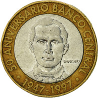 Monnaie, Dominican Republic, 5 Pesos, 1997, TB, Bi-Metallic, KM:88 - Dominikanische Rep.