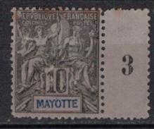 MAYOTTE      N°  YVERT      5    ( 3 )   OBLITERE       ( O   2/09 ) - Used Stamps