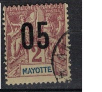 MAYOTTE      N°  YVERT      21    ( 9 )             OBLITERE       ( O   2/11 ) - Used Stamps