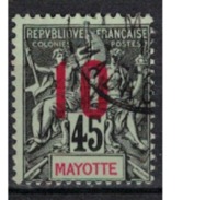 MAYOTTE      N°  YVERT      28     ( 5 )                OBLITERE       ( O   2/14 ) - Usados