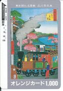 Delcampe - BD Train Carte Prépayée Japon Karte Card  (D.268) - Comics