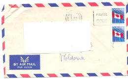 1999. Canada, The Letter Sent By Air-mail Post To MOldova - Briefe U. Dokumente