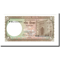 Billet, Bangladesh, 5 Taka, Undated (1981), KM:25c, NEUF - Bangladesh