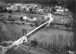 82 - Villebrumier - Vue Générale Aérienne Et Pont Sur Le Tarn - Villebrumier