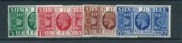 George V Jubilee Sg453 Lightly Hinged See Desc. Set - Unused Stamps