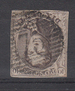 BELGIË - OBP - 1858 -  Nr 10/A? - (P 75 - LOKEREN) - (4 Randen) - Postmarks - Lines: Perceptions