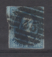 BELGIË - OBP - 1858 -  Nr 11/A? - (P 45 - GAND) - (4 Randen) - Postmarks - Lines: Perceptions