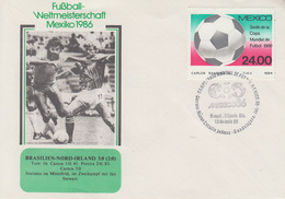 Enveloppe  MEXIQUE  Coupe  Du   Monde  De  Football   1986 - 1986 – Mexico