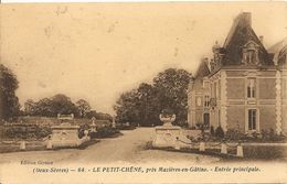 Cpa Chateau Du Petit Chéne Mazieres En Gatine - Mazieres En Gatine