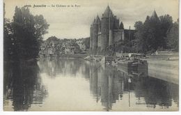CPA 56 ( Morbihan ) - JOSSELIN - Le Chateau Et Le Port ( Peniche ) - Josselin