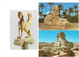 LOT 3 Cpm - EGYPTE GRECE - SPHINX - Sphinx