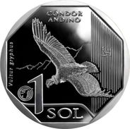 PERÚ   1  SOL  2.017  2017   ALPACA  SC/UNC  "CÓNDOR  ANDINO   -   ANDIAN CONDOR"  T-DL-12.169 - Perú