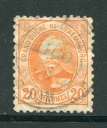 LUXEMBOURG- Y&T N°61- Oblitéré - 1891 Adolphe De Face