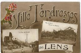 LENS - Mille Tendresses - Avec Deux Vues De Ruines  - EN ETAT - Lens