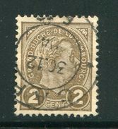 LUXEMBOURG- Y&T N°70- Oblitéré - 1895 Adolphe Right-hand Side