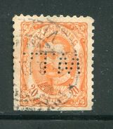 LUXEMBOURG- Y&T N°77- Oblitéré Et Perforé (défaut De Dentelure) - 1906 Guillermo IV