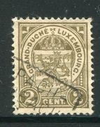 LUXEMBOURG- Y&T N°90- Oblitéré - 1907-24 Scudetto