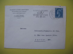 Lettre Du Luxembourg  Pour La France - Maschinenstempel (EMA)