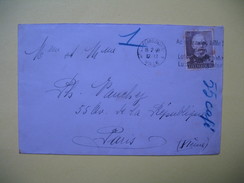 Lettre Du Luxembourg  Pour La France - Maschinenstempel (EMA)