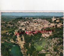 07- BALAZUC - LES GORGES DE L' ARDECHE- LES FALAISES ET LE VILLAGE - Autres & Non Classés