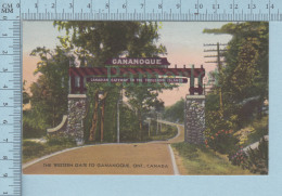 Gananoke Ontario  -  The Western Gate -  By Valentine-Black - CPSM - Gananoque