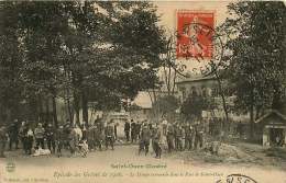 93  SAINT OUEN   EPISODE DES GREVES DE 1906 LA TROUPE CANTONNEE DANS LE PARC DE SAINT OUEN - Saint Ouen