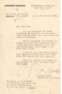 Lettre/Assemblée Nationale/Raymond TRIBOULET Député Calvados/BAYEUX/Louis Bourdil/Monuments Historiques/1951  VPN124 - Non Classés