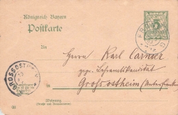 2 Kreis Fronberg 1903 AKS Großostheim Bayern - Autres & Non Classés