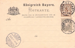 2 Kreis Ludwigsstadt 1909 Bayern AKS - Autres & Non Classés